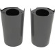 Cubiertas para deslizadores de horquilla — 165.10 mm (6.50 in), Negro