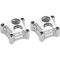 10 Gauge Lifter Block Covers — Chrome, Pair