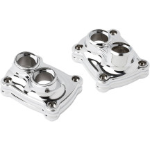 10 Gauge Lifter Block Covers — Chrome