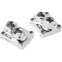 10 Gauge Lifter Block Covers — Chrome