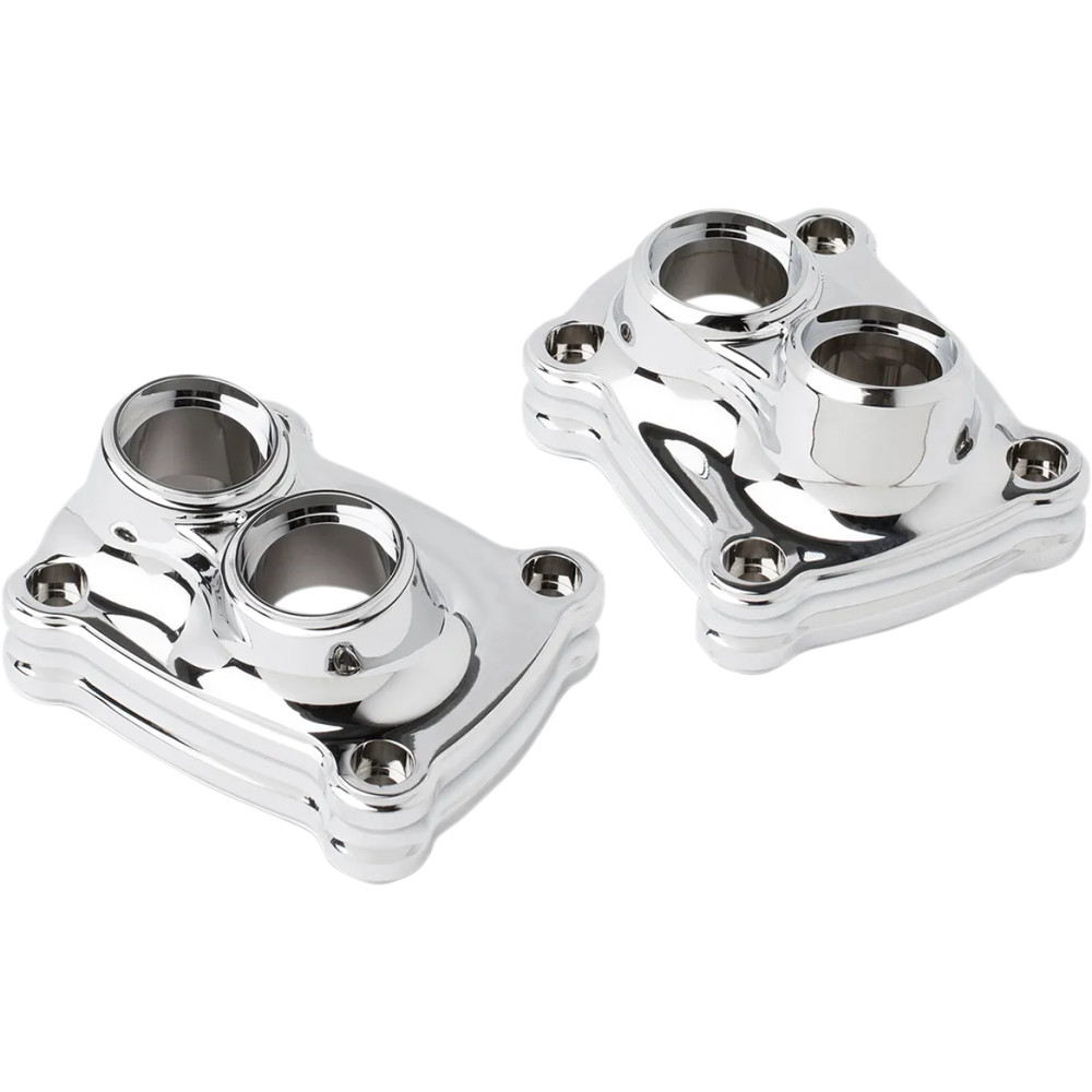 10 Gauge Lifter Block Covers — Chrome