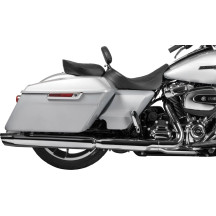 EZ Glide II Respaldo pequeño — 13,97 cm (5,5") alto, 23 cm (9") ancho, 38 mm (1,5") grosor, Negro/Cromo