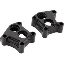 10 Gauge Lifter Block Covers — Black anodized