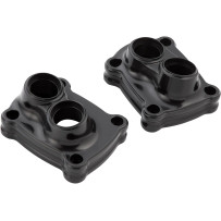 10 Gauge Lifter Block Covers — Black anodized, 6061-T6 billet aluminum, pair