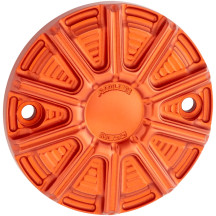 10-Gauge Points Cover — Orange anodized, 6061-T6 aluminum