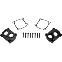 Low-Profile Billet Tappet Covers/Pushrod Cover Kit — Black