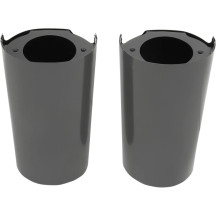 Fork Slider Covers — +51.00 mm (+2.00"), 215.90 mm (8.50"), Black