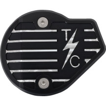 Tapa de leva — Cam, negro anodizado