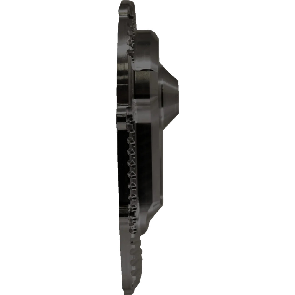 Comp Cam Cover — Black, 6061-T6 billet aluminum, finned