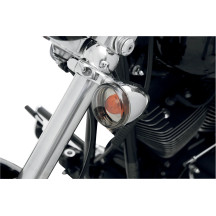 Smoked Turn Signal Lens Kits — 12 V, amber bulbs