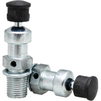 Compression Release Valve — M10 x 1.0, Black, Chrome, Pair