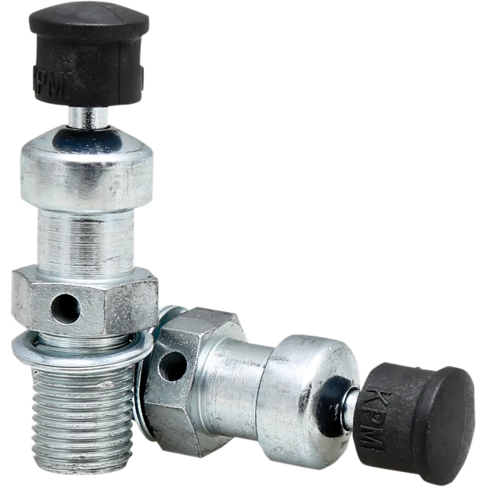 Compression Release Valve — M10 x 1.0, Black, Chrome, Pair