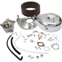 S&S Carburetor Kit without Manifold — Super E, Chrome
