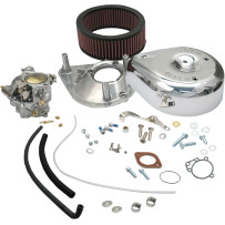 S&S Carburetor Kit without Manifold — Super E, Chrome
