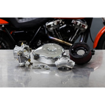 Super E Carburador con Stealth Air Cleaner Kit — Cromado