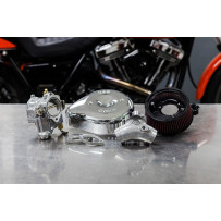 Super G Carburetor with Stealth Air Cleaner Kit — Chrome