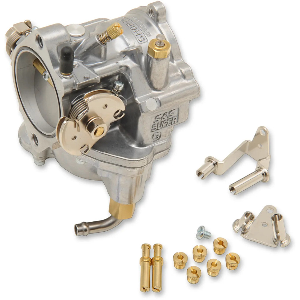 Super G Carburetor — 2-1/16" throat, 1-3/4" venturi, Natural silver