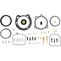 CV Carburetor Rebuild Kit — Carburetor kit, Black, Gold