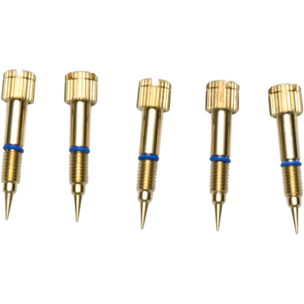 Idle Mixture Screws — 5 Pack, fits Super E & Super G, brass