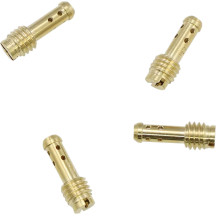 Mikuni RD VM22/210 Pilot Jets — Jet size 25, Length 13.50 mm, Gold, 4 Pack