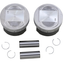 Big Bore Piston — 3.875" bore, +0.020" oversize, 10.25:1 compression