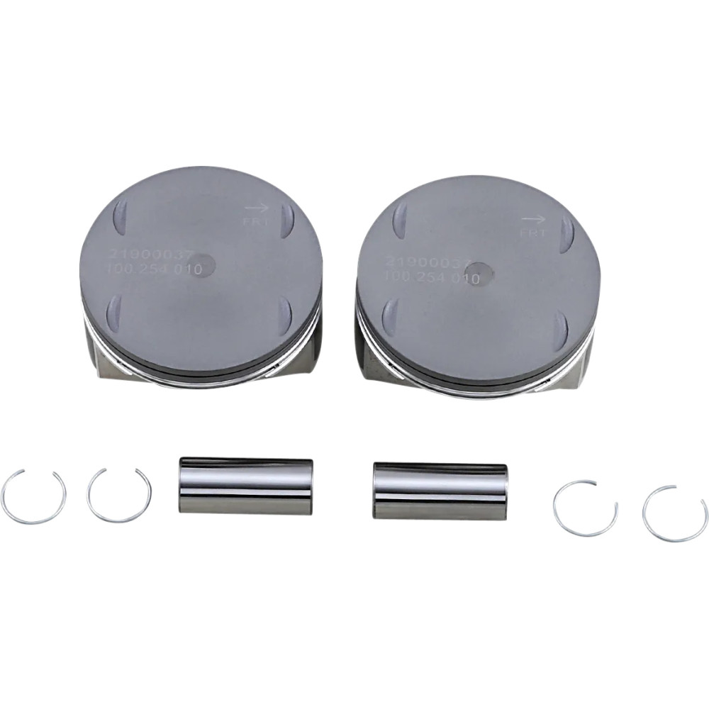 Piston Kit — Bore 3.937", +0.010" oversize, 107 cu in