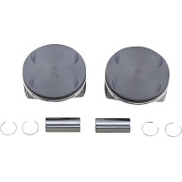Piston Kit — Bore 4.000", Oversize +0.005", Compression 10.5:1, Displacement 114 cu in