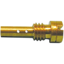 A-Bax Slow Pilot Jets for Keihin Style N424-25 Pilot — Size 40, Keihin N424-25 fit, 4-pack, Gold