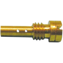 A-Bax Slow Pilot Jets for Keihin Style N424-25 Pilot — 45 pilot jet, Keihin N424-25 fit, 4-pack, gold