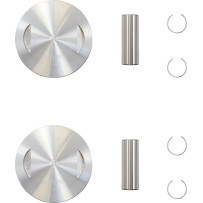 Replacement Piston Kit — 3.875" bore, +0.005" oversize, 9.4:1 compression