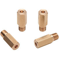 A-Bax Precision Keihin-Style Hex Head (CR Prefix) Main Jets — 220 jet, 16.5 mm