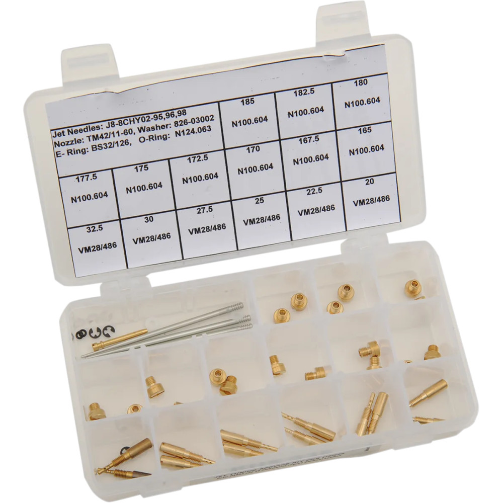 Kit de chiclés para carburador — Para HSR 45, plateado, dorado, transparente