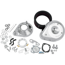 Teardrop Air Cleaner Kit — CV, Chrome