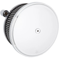 Big Sucker™ Stage II Air Filter Kit — Chrome, Round
