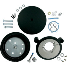 Big Sucker™ Stage II Air Filter Kit — Black wrinkle, Round