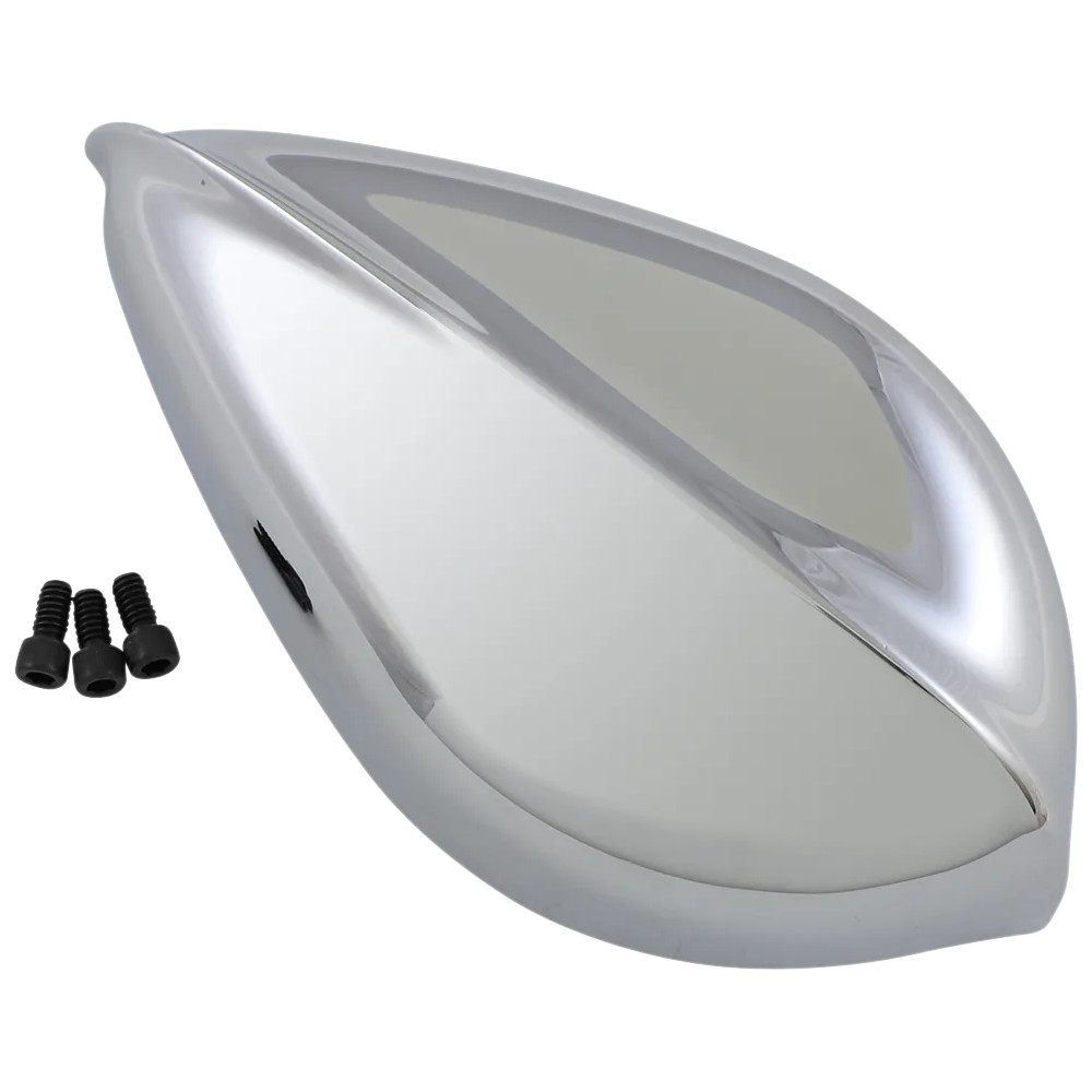 Teardrop Air Cleaner Assembly Kit — 203.2 mm × 114.3 mm, Chrome
