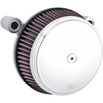 Big Sucker™ Stage I Air Filter Kit — Round, Chrome