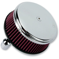 Big Sucker™ Stage I Air Filter Kit — Round, Chrome
