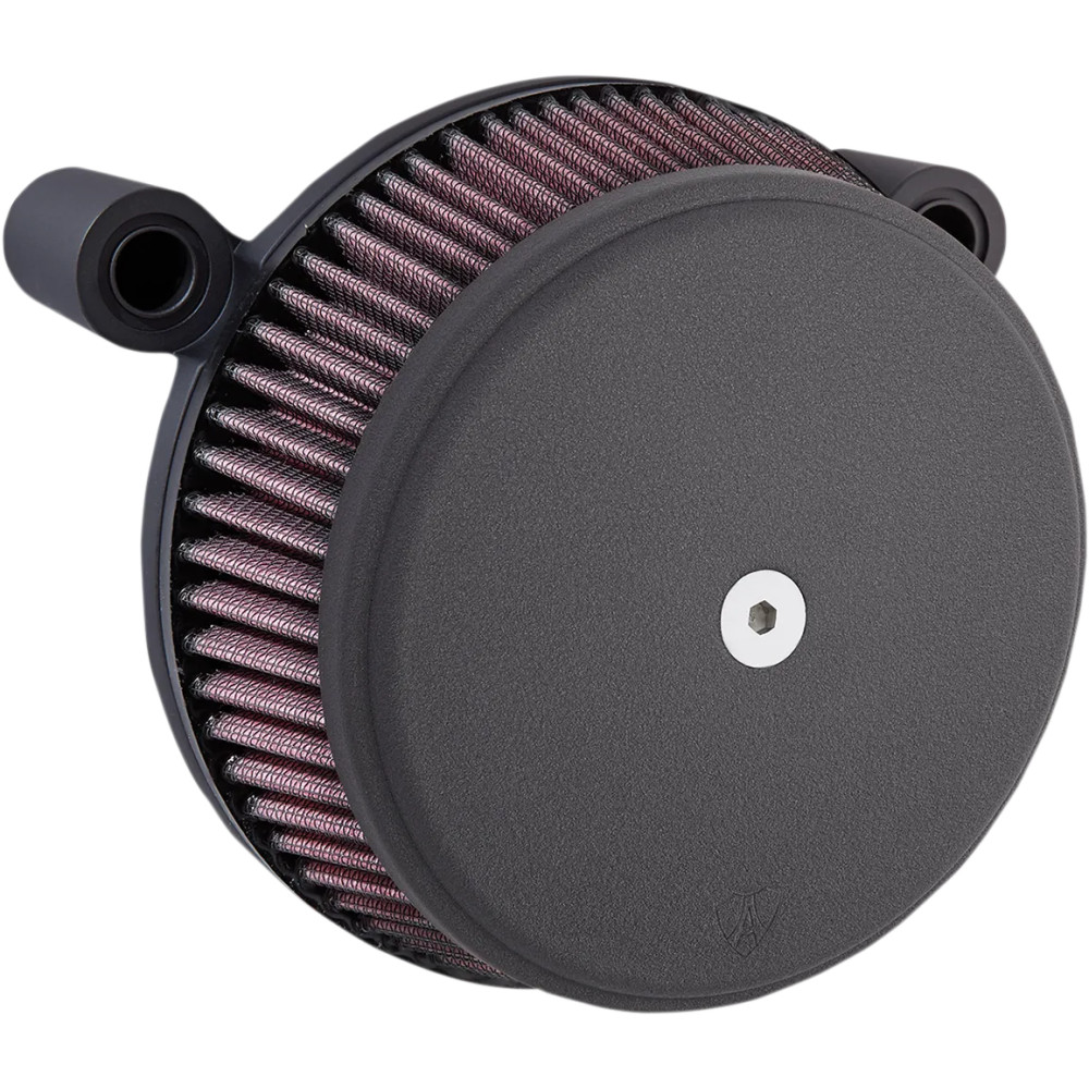 Big Sucker™ Stage I Air Filter Kit — Round, Black wrinkle