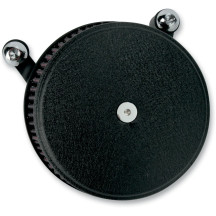 Big Sucker™ Stage I Air Filter Kit — Round, Black wrinkle finish