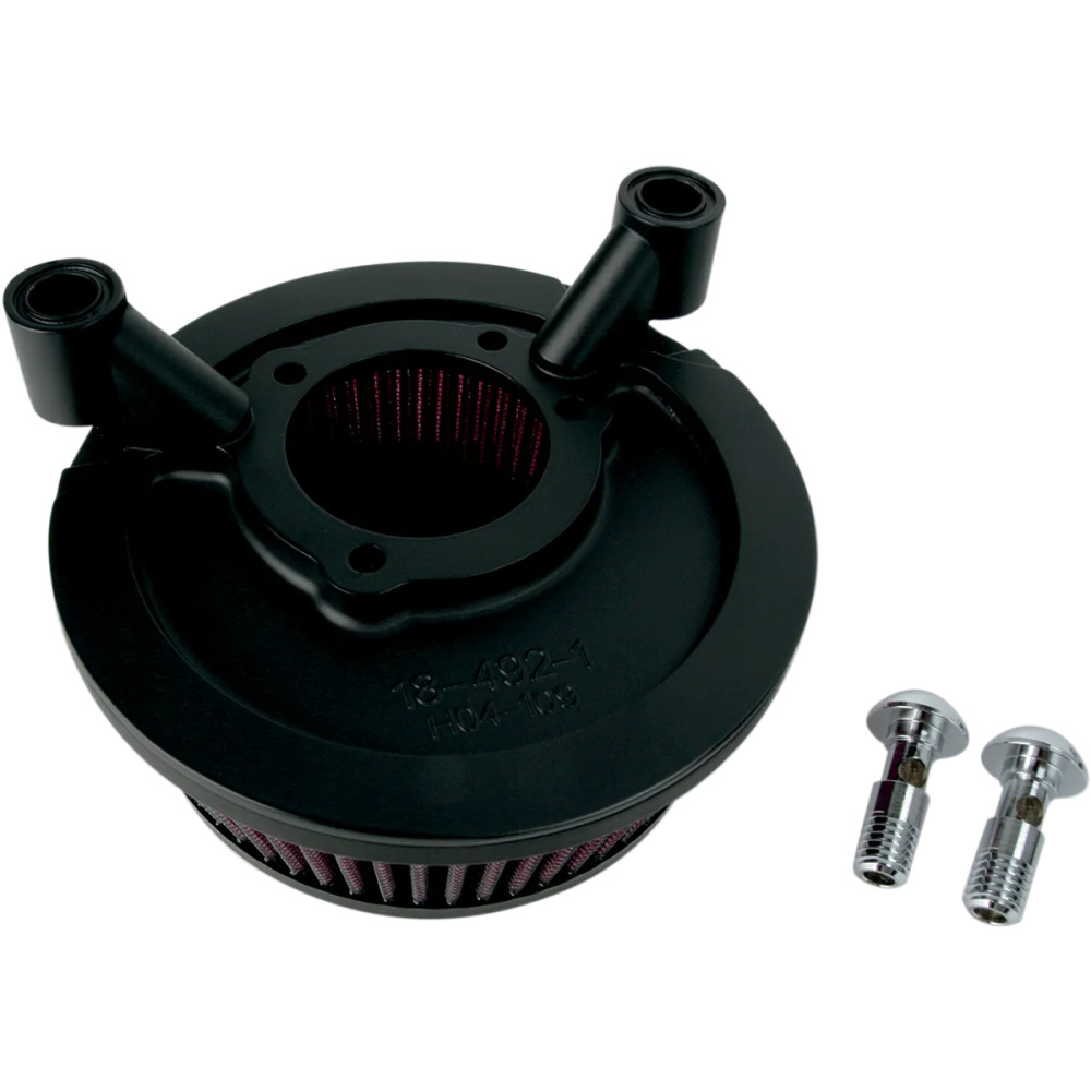 Big Sucker™ Stage I Air Filter Kit — Black, Round