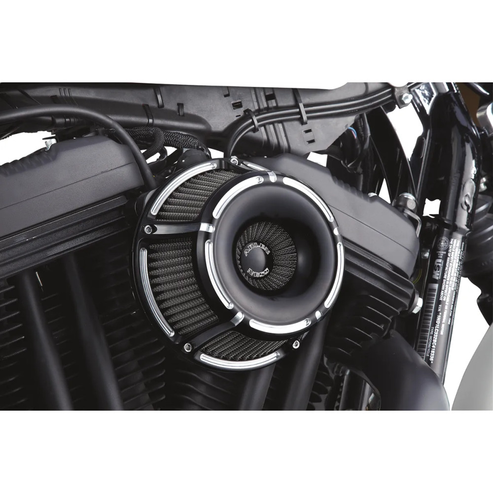 Inverted Series Air Cleaner Kit — Black, Anodized