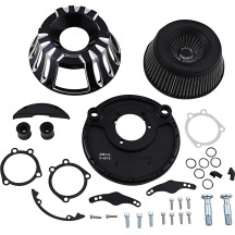 Inverted Series Air Cleaner Kit — Black, Anodized
