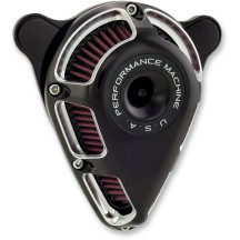 Jet Air Cleaner Kit — Black, Teardrop