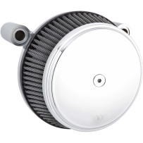 Big Sucker™ Stage I Air Filter Kit — Round, Chrome