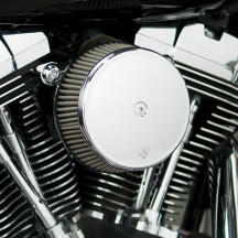 Big Sucker™ Stage I Air Filter Kit — Chrome, Round