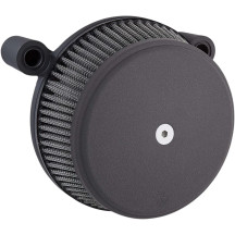 Big Sucker™ Stage I Air Filter Kit — Round, black wrinkle