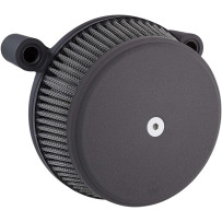 Big Sucker™ Stage I Air Filter Kit — Black wrinkle, round