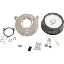 Big Sucker™ Air Filter Kit — Round, Chrome