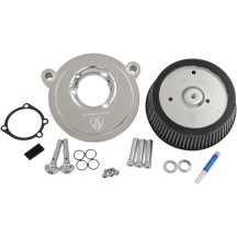 Big Sucker™ Air Filter Kit — Round, Chrome
